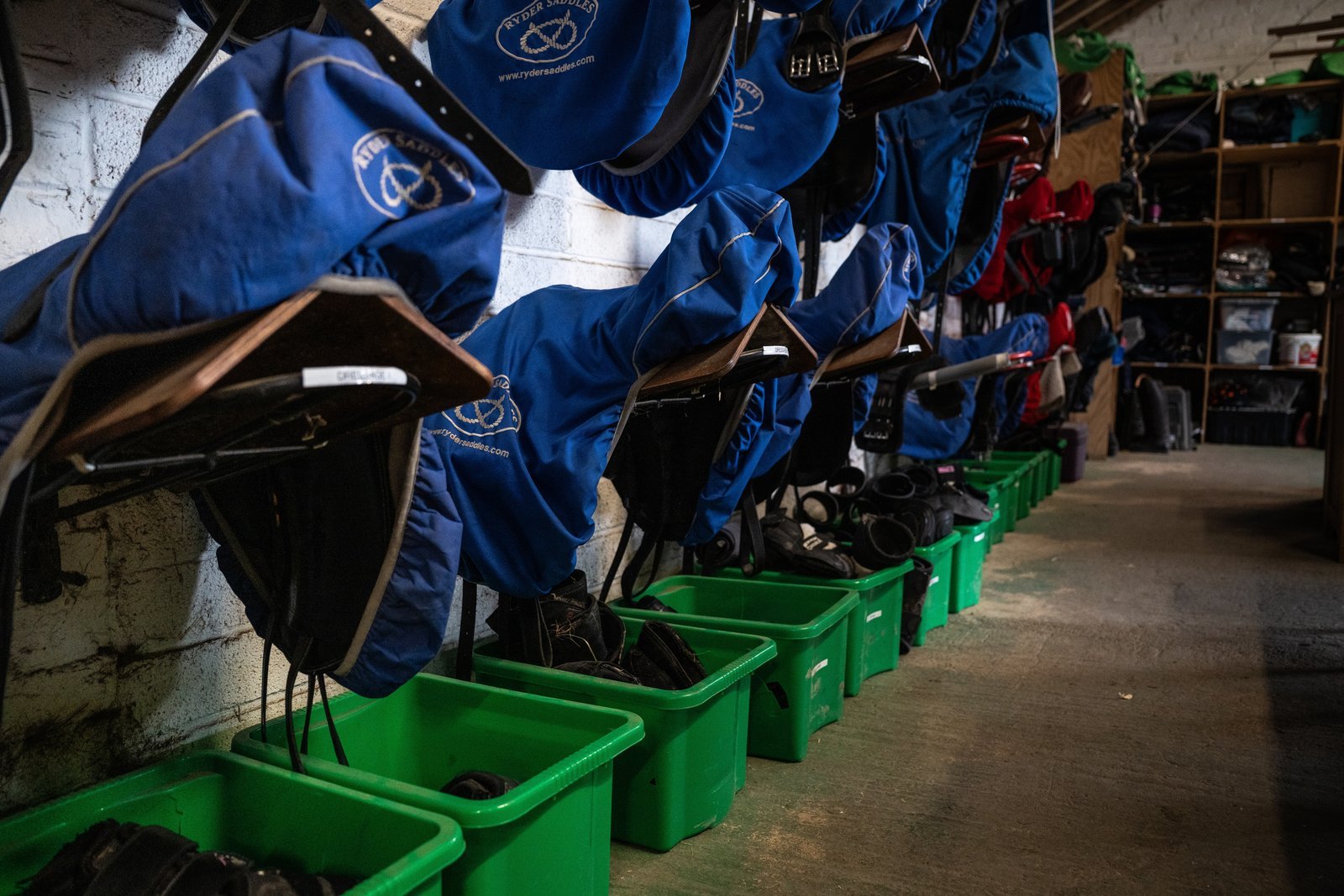 The tack room