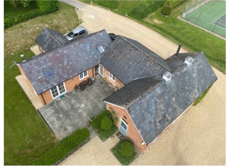 The Lodge at Easton Farm — aerial view
